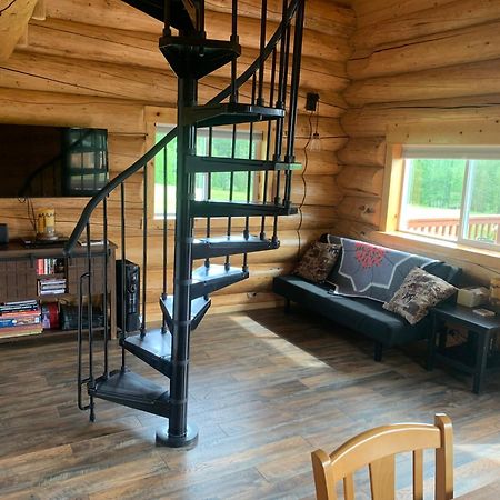 Secluded Log Cabin, 30 Min From Chena Hot Springs Pleasant Valley Esterno foto