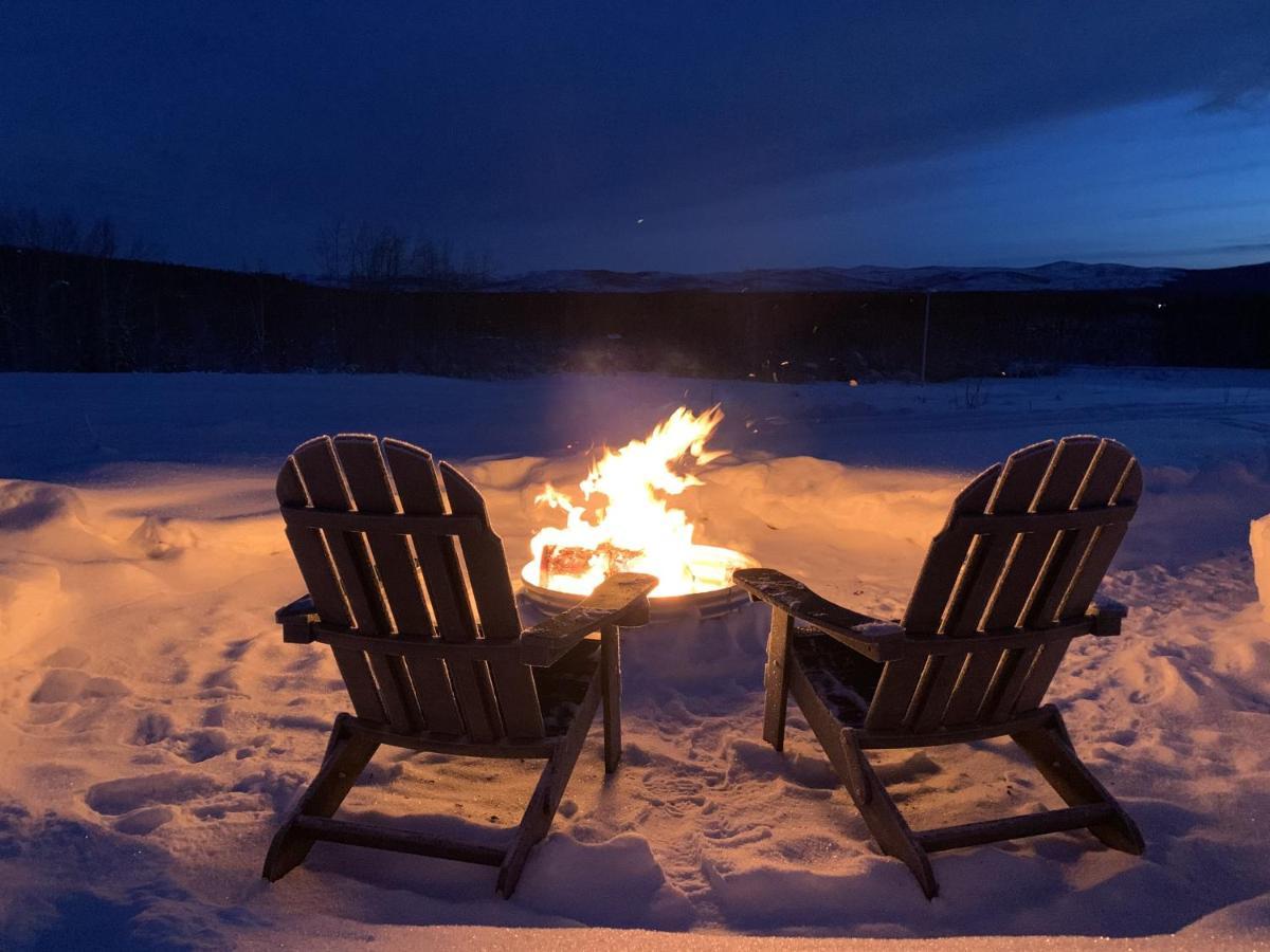 Secluded Log Cabin, 30 Min From Chena Hot Springs Pleasant Valley Esterno foto